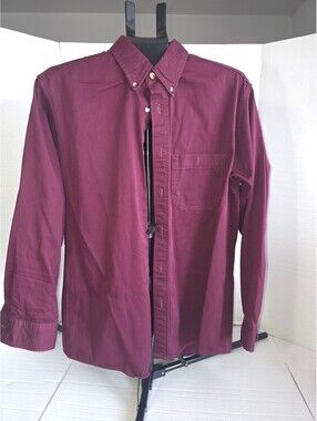 Vintage Red Kap work shirt- Burgundy- sz M